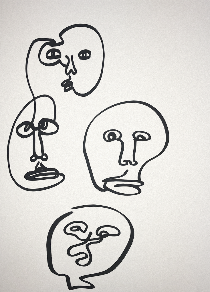 Untitled 4 of 12 — ink line drawing, 2021