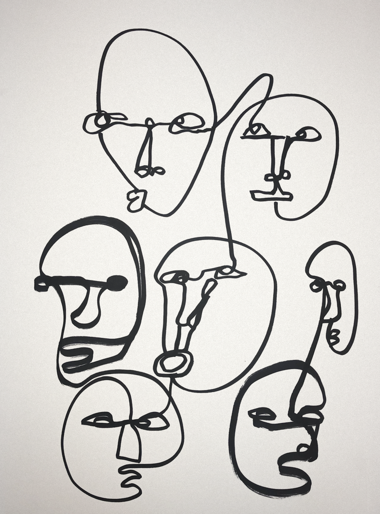 Untitled 8 of 12 — ink line drawing, 2021