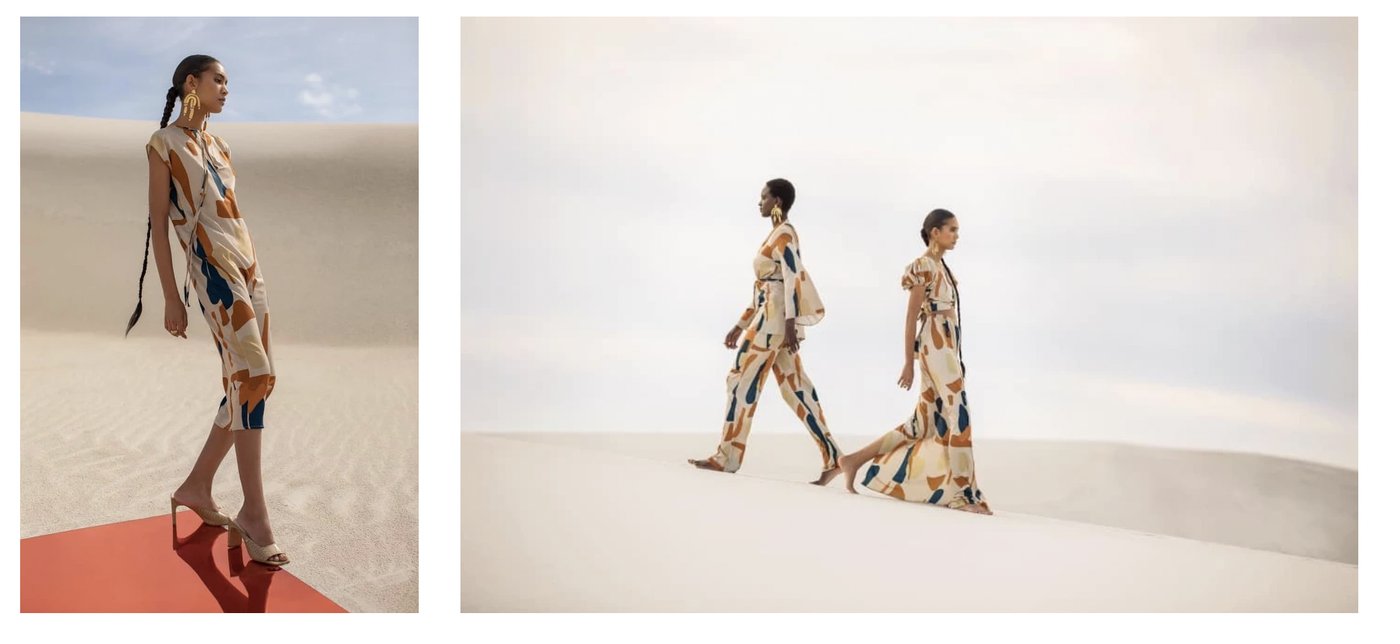 Sand dunes fashion campaign — styling and creative direction