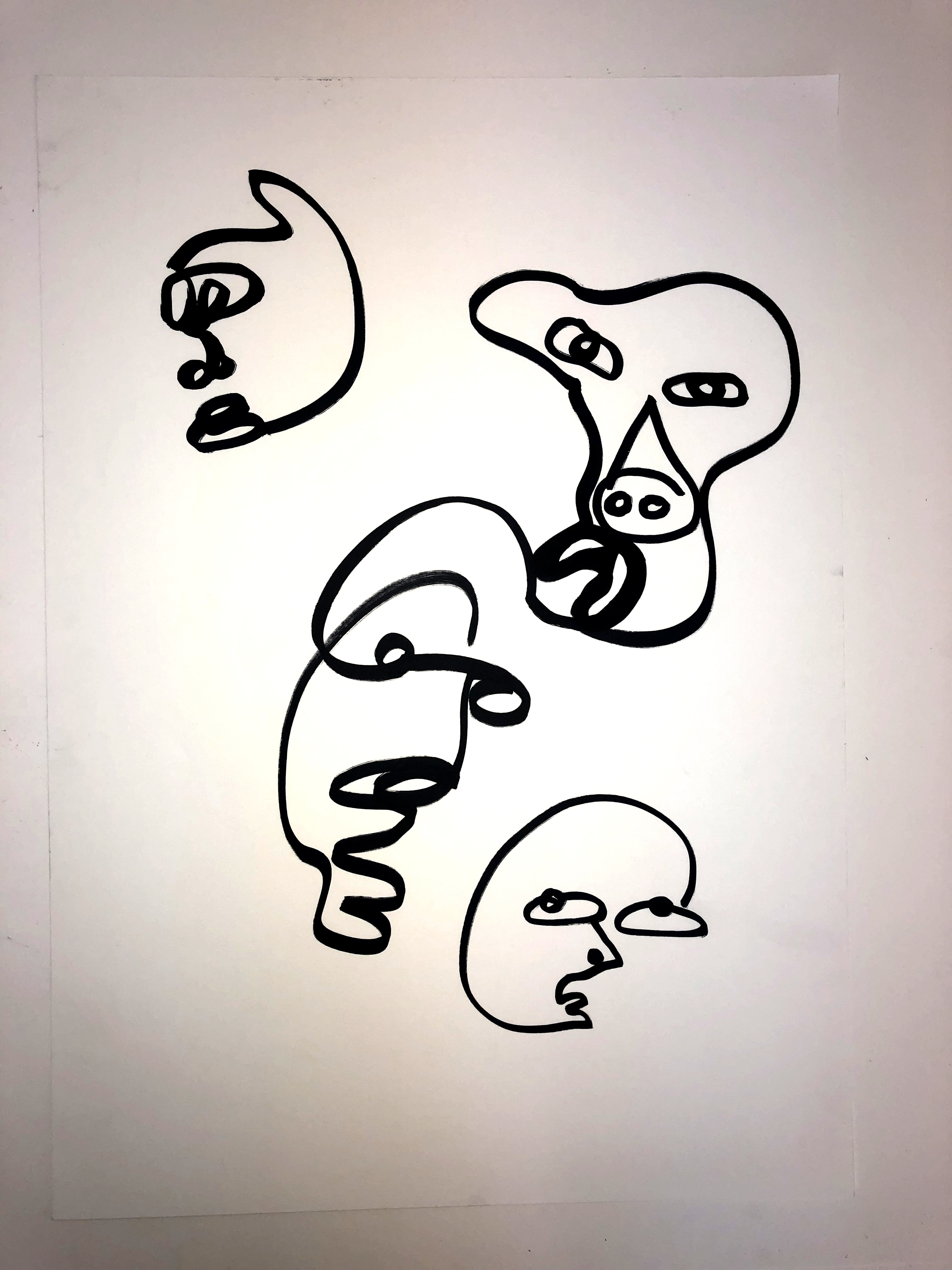 Expressive Line VIII — ink on Fabriano paper